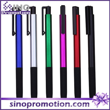 Metal Click Ballpoint Pen with Rubber Grip